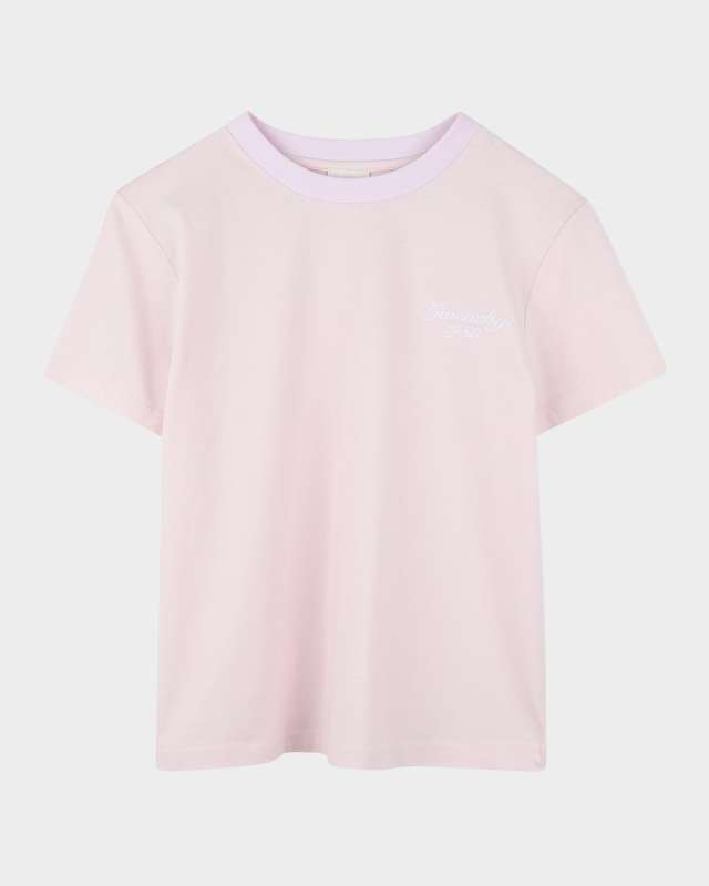 Girl's Script Logo-Print T-Shirt, Size 4-